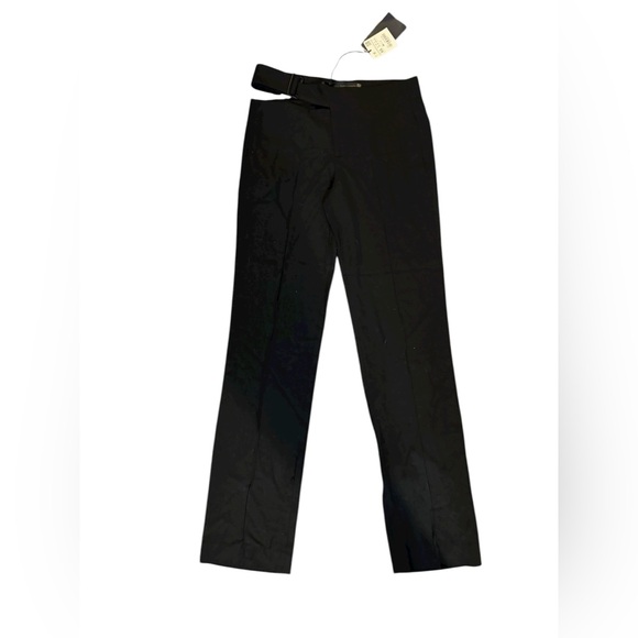 Zara Elegant Black Trousers with Belt - Picture 1 of 4